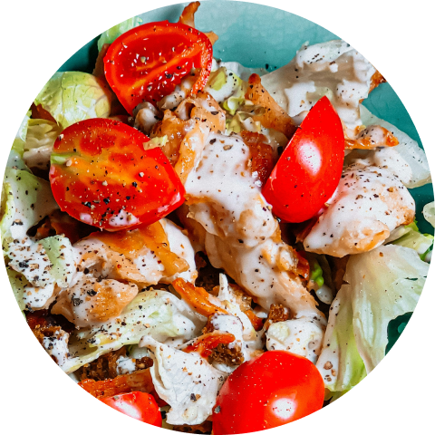 Chicken Salad with Rough Grated Wasabi