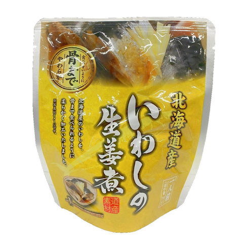 Hokkaido Sardines with Ginger in Soy Sauce - 95g (3.36 oz) x 24 pcs