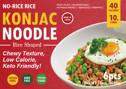 *Konjac Noodle -Rice Shaped 190g/6.70oz x 6pcs