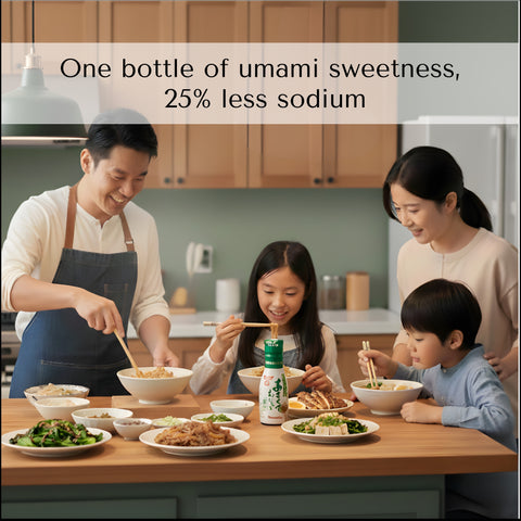 Reduced-Salt Sweet Dashi Soy Sauce 200ml (6.76 fl oz) x 12 pcs