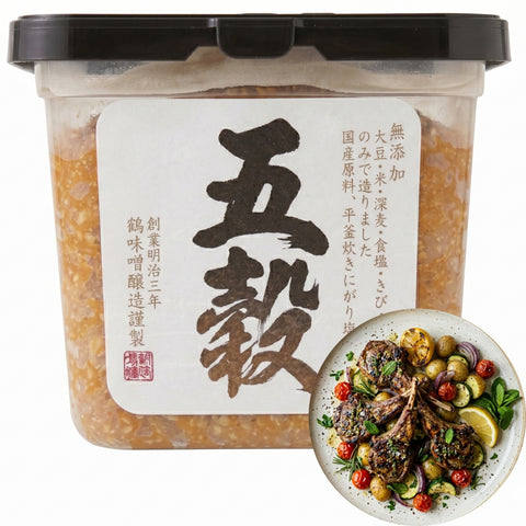 Five-Grain Miso, Additive-Free 500g (17.64 oz)