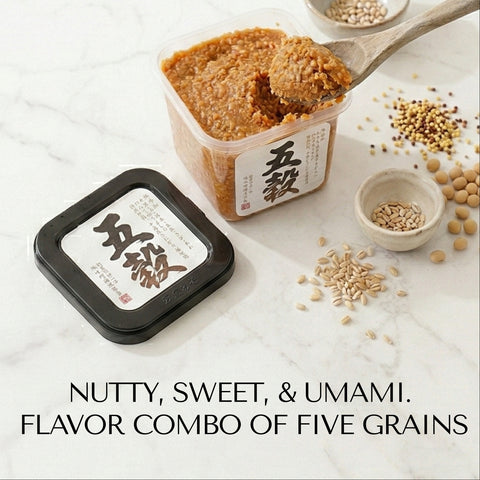 Five-Grain Miso, Additive-Free 500g (17.64 oz)