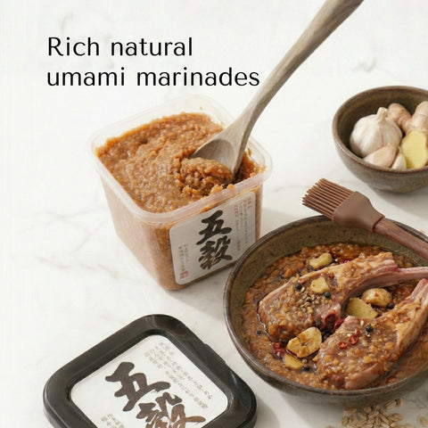 Five-Grain Miso, Additive-Free 500g (17.64 oz)