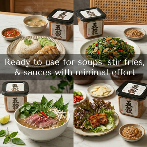 Five-Grain Miso, Additive-Free 500g (17.64 oz)