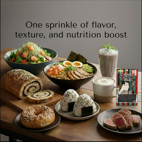 100% Roasted Black Sesame - Japan Quality 60g (2.1oz)