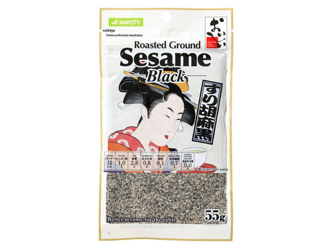 100% Ground Black Sesame - Japan Quality 55g (1.9oz)