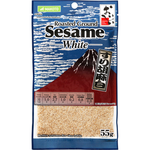 100% Ground White Sesame - Japan Quality 55g (1.9oz)