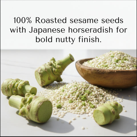 Wasabi Flavored Roasted Sesame Seeds 70g (2.4oz)
