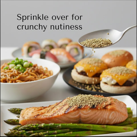 Wasabi Flavored Roasted Sesame Seeds 70g (2.4oz)