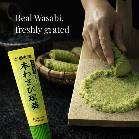 Tamaruya Premium Grated Wasabi Paste — Real Wasabi From Japan | No Artificial Colors 42g (1.48oz)
