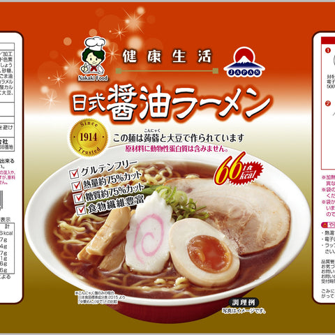 日式醤油味コンニャクラーメン 148g/5.22oz x 6pcs