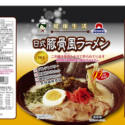 Japanese Style Tonkotsu Konjac Ramen 148g/5.22oz x 24 pcs