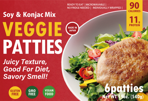 Veggie Patties 90g/3.17oz x 6pcs