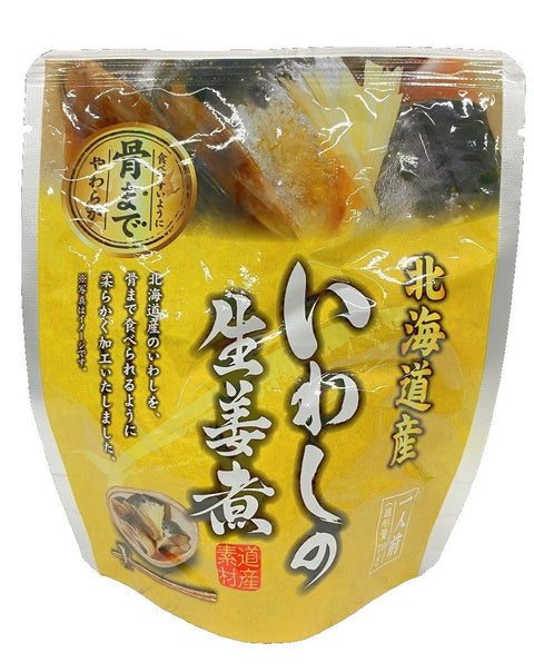 Hokkaido Sardines with Ginger in Soy Sauce - 95g (3.36 oz) x 24 pcs