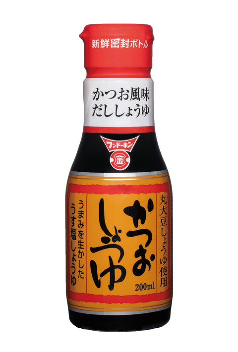 Katsuobushi Soy Sauce with Bonito Extract - 200ml (6.76 fl oz) x 12 pcs